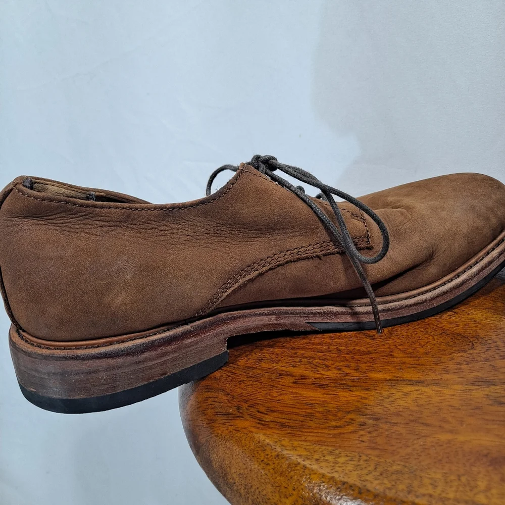 Frye Brown Leather Derby Shoes